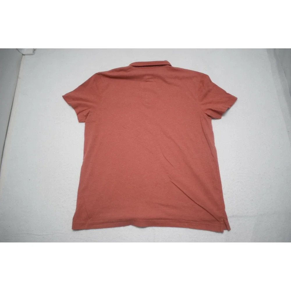 Levi's Polo Shirt Salmon Short Sleeve‎ Front Pocket Cotton Blend Mens Large
